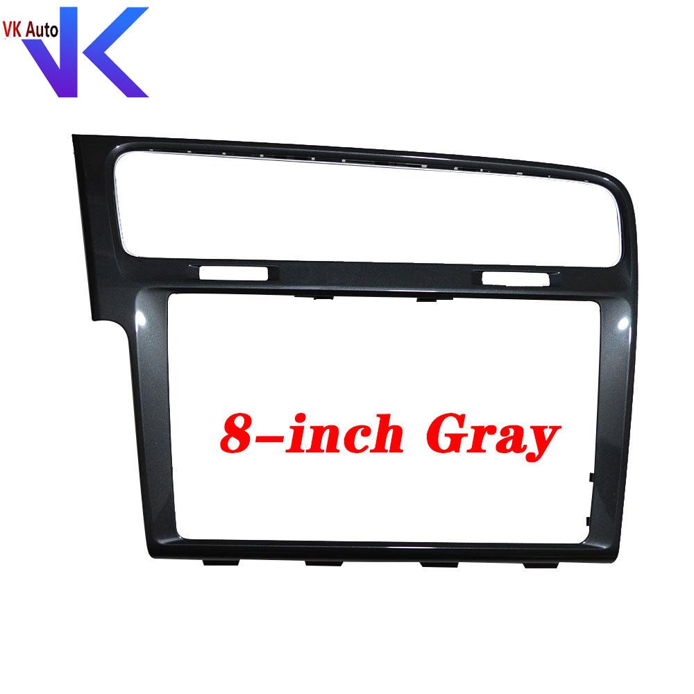 Piano color black For Golf Mk7 Trim 8 "Inch & 9" Inch Screen Bezel For Golf 7 CD Radio Plates Decorative Frame Panel