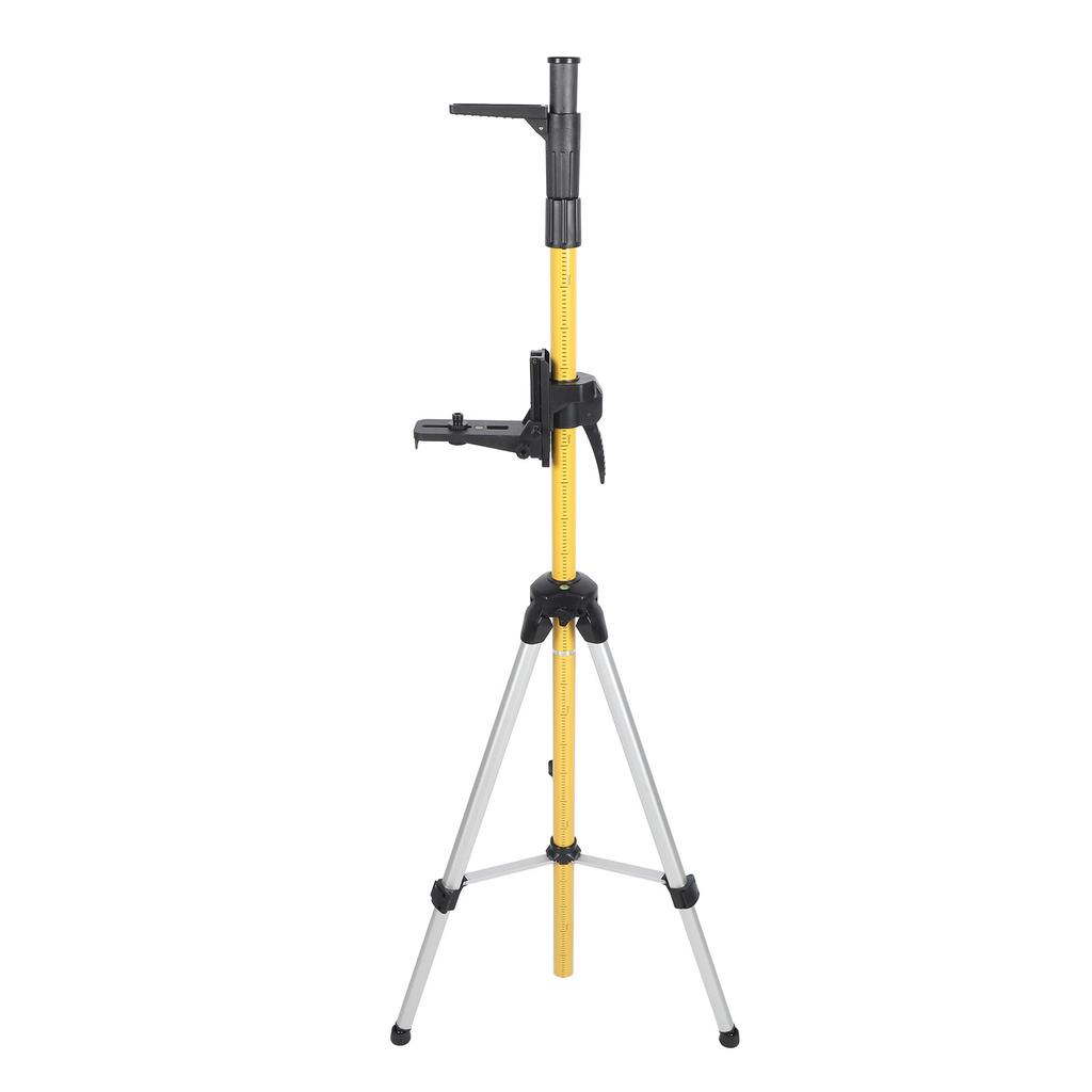 Leveling Tool Telescoping Pole Aluminum Alloy 4.8m Laser Telescopic Rod with Stabilizer and Tripod