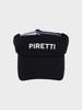 PIRETTI (Unisex) Hot Stamped Logo Brim Banding Visor_Black