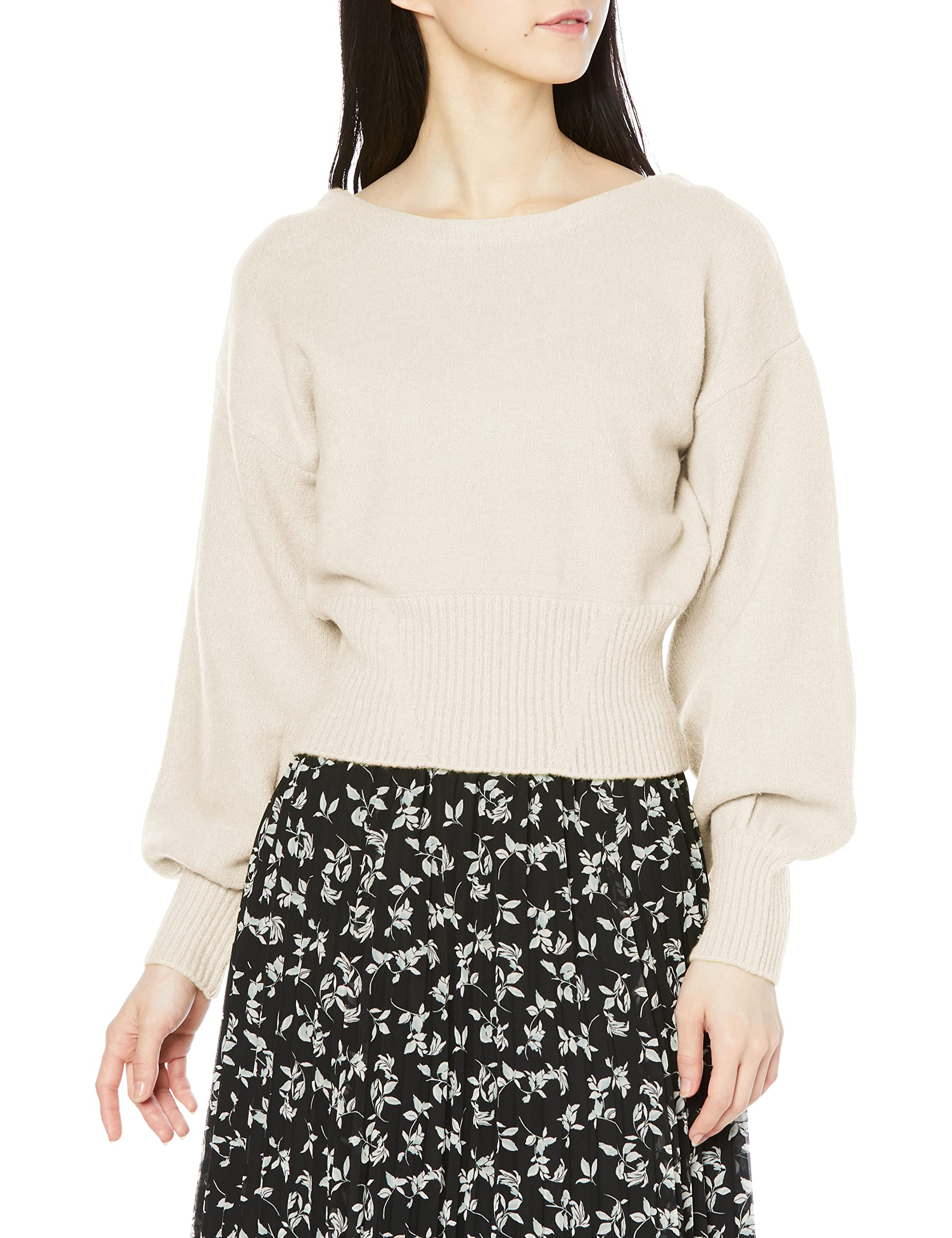 

[JILL by JILL STUART] Knit top with brooch