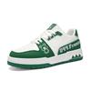 Men's Summer Breathable White Trendy Korean-Style Thick-Soled Casual Sports Shoes