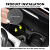For Benz 2pcs Car Style Coaster Mat Carbon Fiber Cup Holder Mat Non-slip Accessories CLS SLK Sport ML C200 C260 C300 W205 CITAN