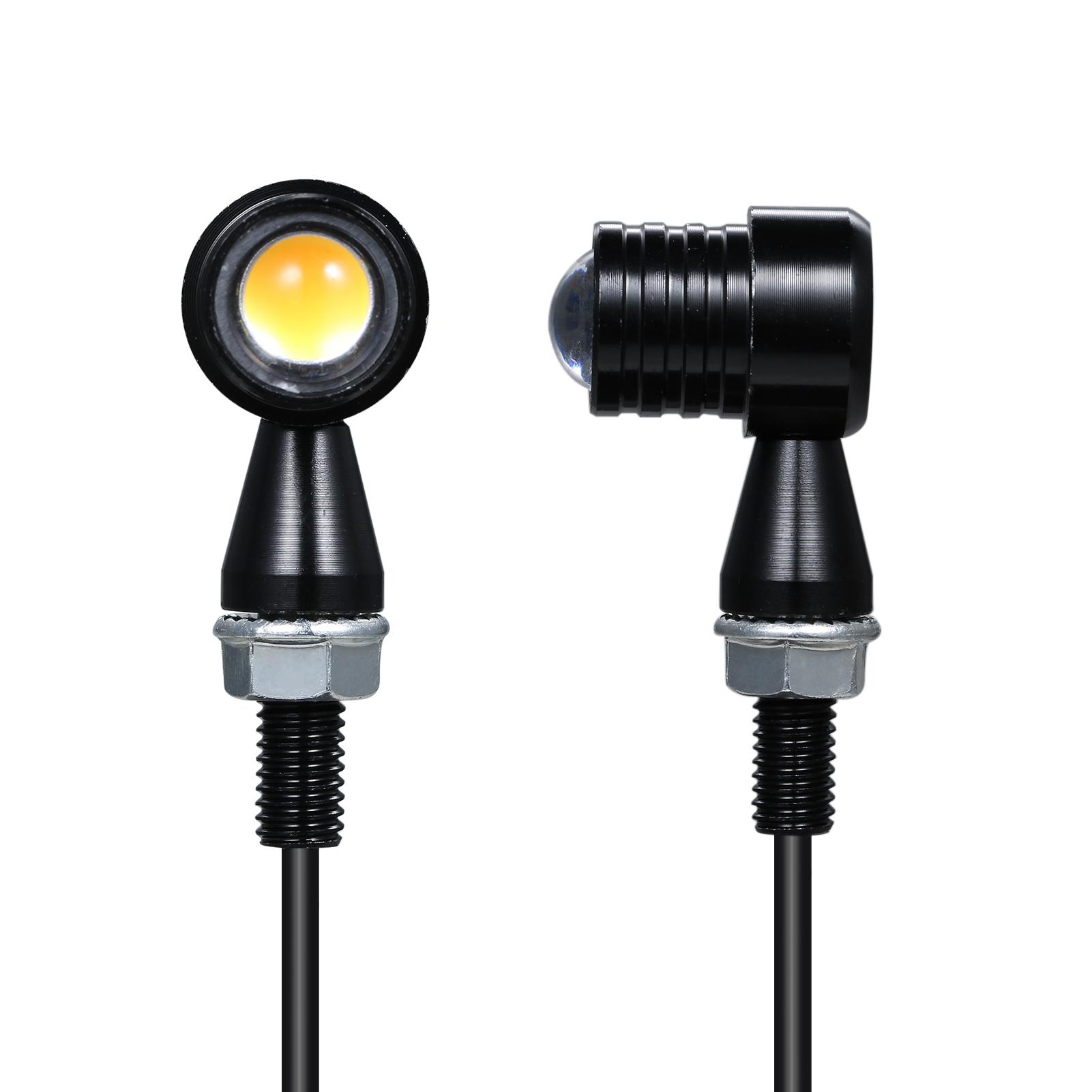 

Мотоцикл Мини Винтаж светодиодные указатели поворота мигалка индикатор Cone Shape