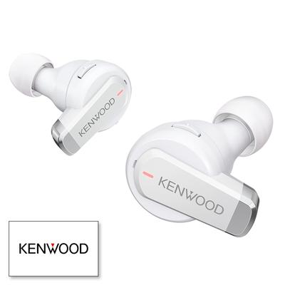 JVC Kenwood KH-BIZ70T-WA Kabellose Bluetooth-Kopfhörer, Geräuschunterdrückung, Multi-Point, Umgebungsgeräuschaufnahme, Telearbeit, Geringe Latenz, Wasserdicht,