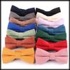 [White Fang] Velvet Bow Tie, Event, Stylish, Fashionable, Men's & Women's, NC090 (Khaki)