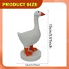 Duck Key Holder Statue Hanger Resin Animal Hanging Rack Cute Figurine Ornament Stable Flat