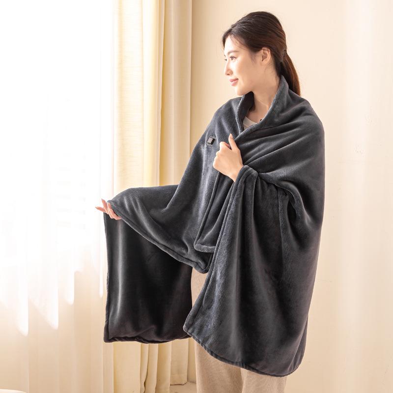 2026 USB Heated Multi-functional Shawl Blanket - Electric Winter Warmth Cloak