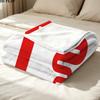 1PC Alpha Romeo Patterned Flannel Blanket Suitable For All Seasons For Home Decor Warmth And Comfort Gifts Holiday Present