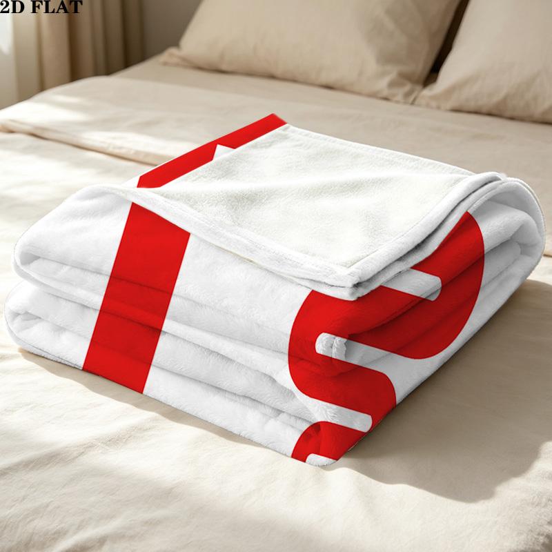 1PC Alpha Romeo Patterned Flannel Blanket Suitable For All Seasons For Home Decor Warmth And Comfort Gifts Holiday Present
