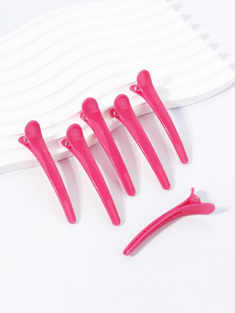 6 Pieces/set of Smooth Styling Hair Clips,made of Plastic Material,hair Salon Style Hair clips,Special for Real Hair Wigs