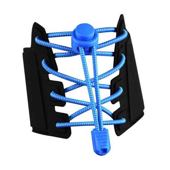 1 Set No Tie Shoelaces Elastic Heavy Duty Lock Adjustable Multi-colored Kids Adults