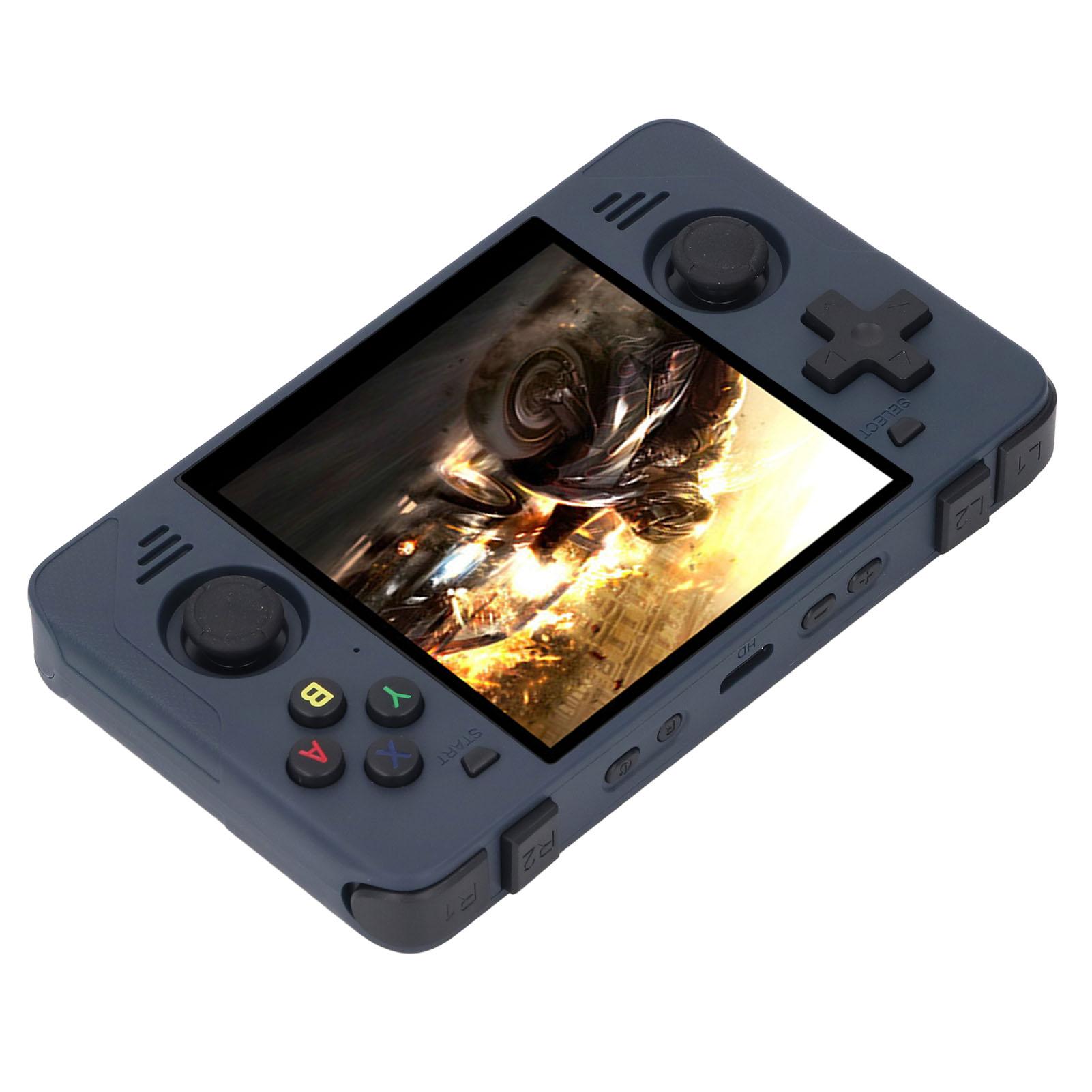 

Портативная ретро игровая консоль с двумя 3D-джойстиками, высоким разрешением, 4-дюймовым цветным IPS-экраном, портативная 16G＋64G