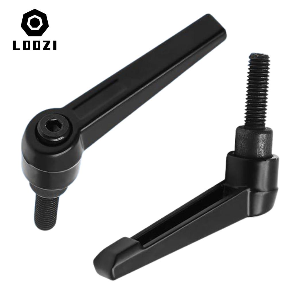 1pcs Handle Screws Bolt M4 M5 M6 M8 M10 M12 M16 Clamping Lever Machinery Adjustable Handle Locking External Male Thread Knob M16x80mm