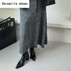 Designer Soft Leather Women Ankle Boots Sexy Pointed Toe Short Booties Stripper Square Heels Shoes