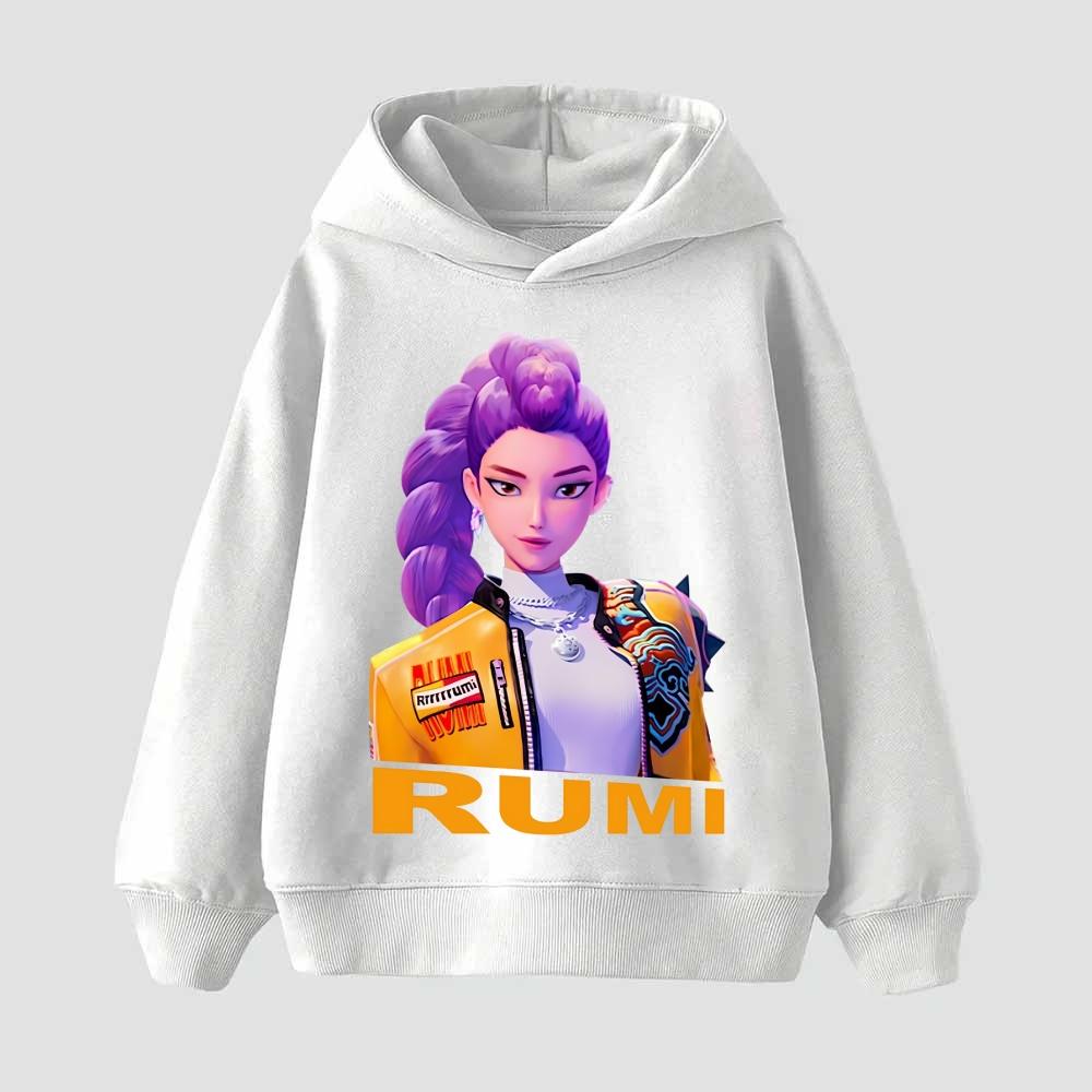 KPop Demon Hunters Hoodies Baby Girl Boy Clothes Fashion Casual Hooded Sweatshirts K-Pop Demon Hunters Outfits Gif