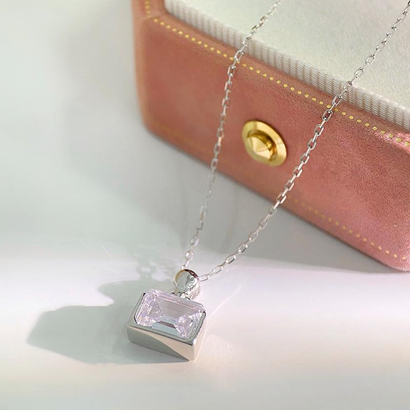 Exquisite Parfümkette für Damen, Luxuriös und Hochwertig, Neues Geschenk für Freundin, Schlüsselbeinkette