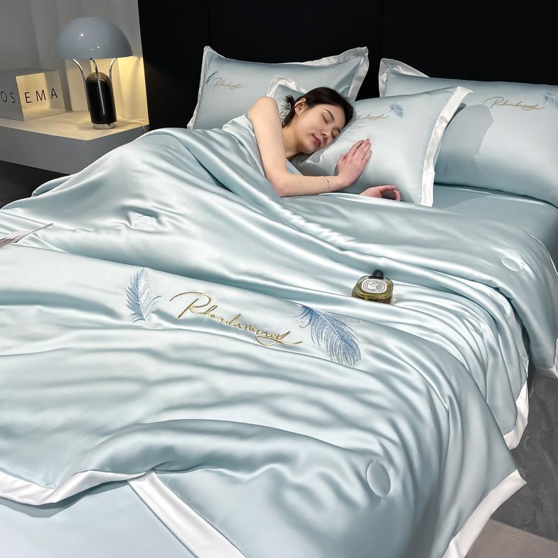 

Летнее одеяло, простое кондиционер для спальни, хорошее качество, прохладное одеяло, летняя прохлада, ледяной холод, кондиционер, тонкое одеяло 150x200