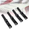 Cryfokt Adjustable Split Headless Bass Bridge Kit Zinc Alloy Black 4-String Replacement Parts Sound Quality