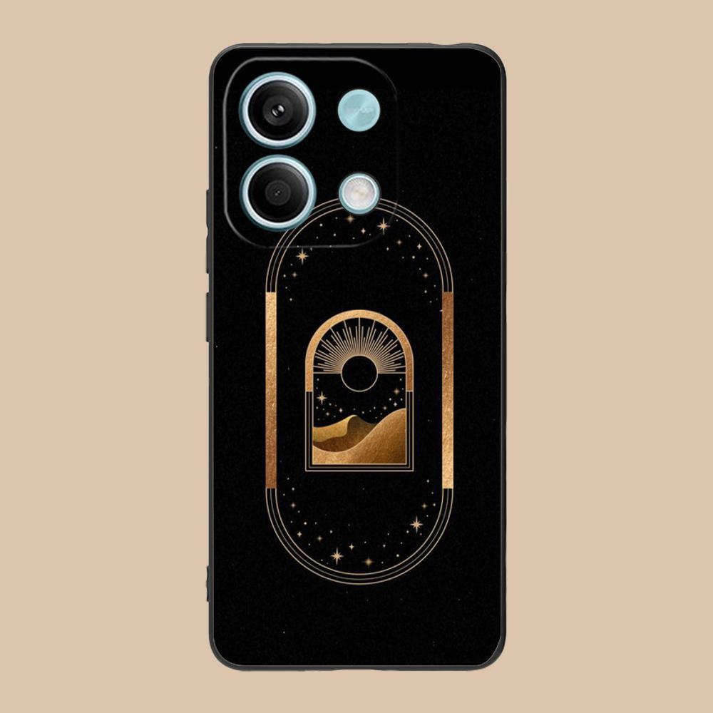 Sun Moon Mobile Cell Phone Case for POCO M7 M6 M5 M4 M3 X7 X6 X5 X4 X3 Pro GT 5G Colorful Printing Cover Cover Cellphones Pretty