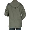 Autumn and Winter Outdoor Medium and Long Jacket Men's Casual Tooling Multi-bag Jacket Medium Green Velvet Thicker