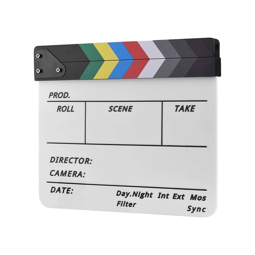Prop Photography Prop Regisseur Board Acrylic Video Film Clapboard  Photography