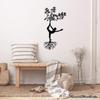 Yoga Metal Wall Art Spiritual Tree Home Decor