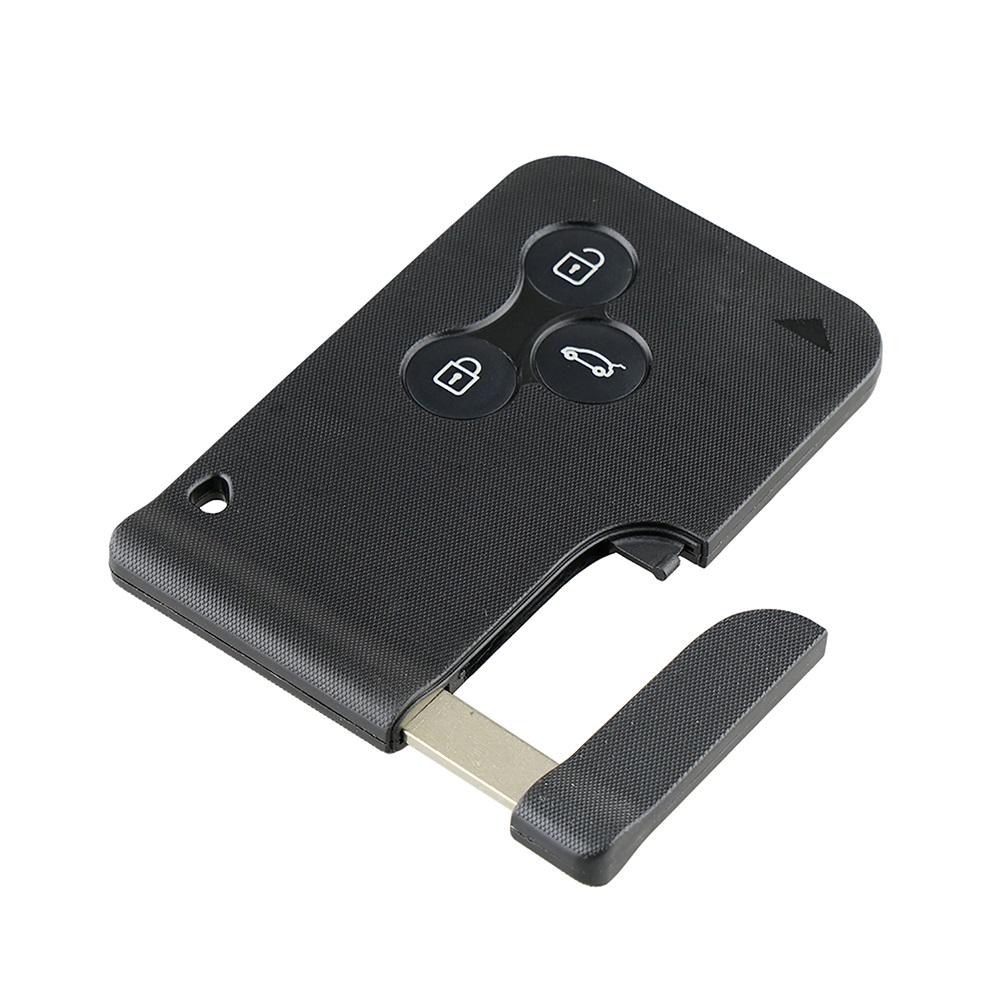 3-button Card Key Shell for Renault Megane 2 Scenic 2 Clio 3