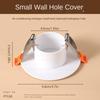 Ceiling Hole Cover Plate, Decorative Hole Panel with Buckle, Round Cover Plate for Home Garage Basement Apartment Workplace
