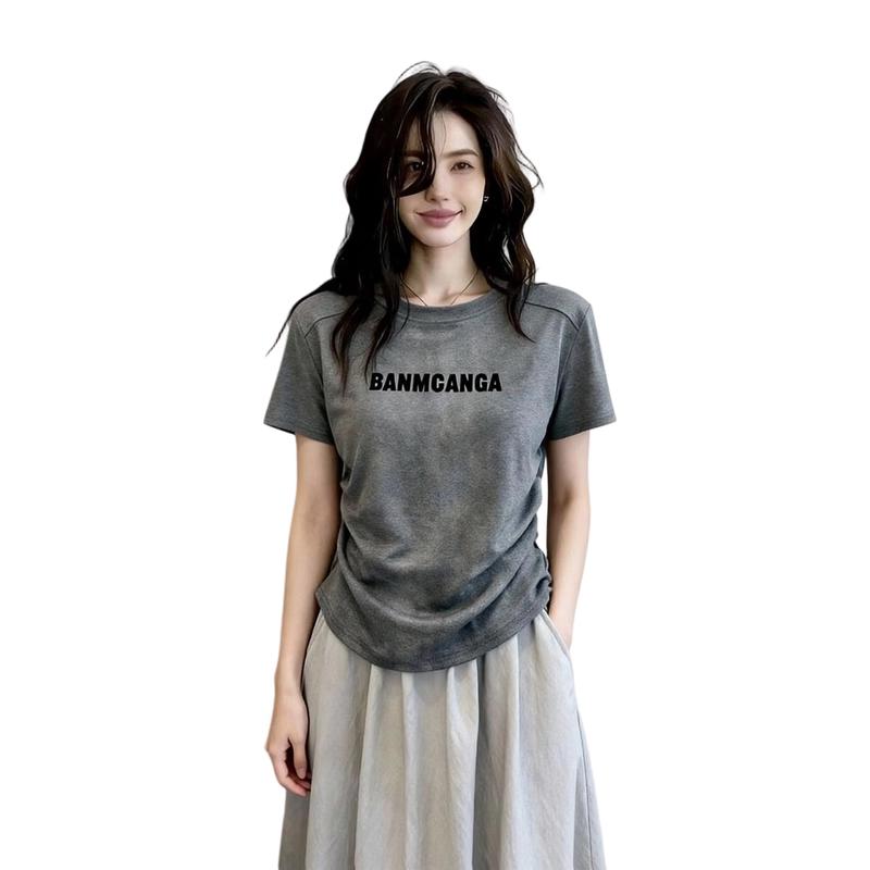 La Chapelle Women s Printed Short-Sleeve T-Shirt XL