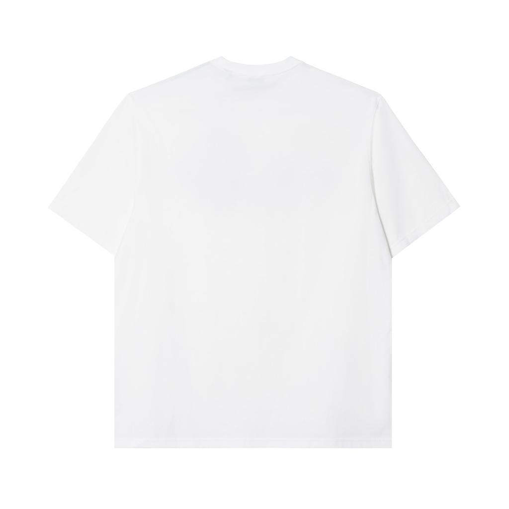 Burberry T-shirts Homme Blanc Col Rond Modéré 81042341