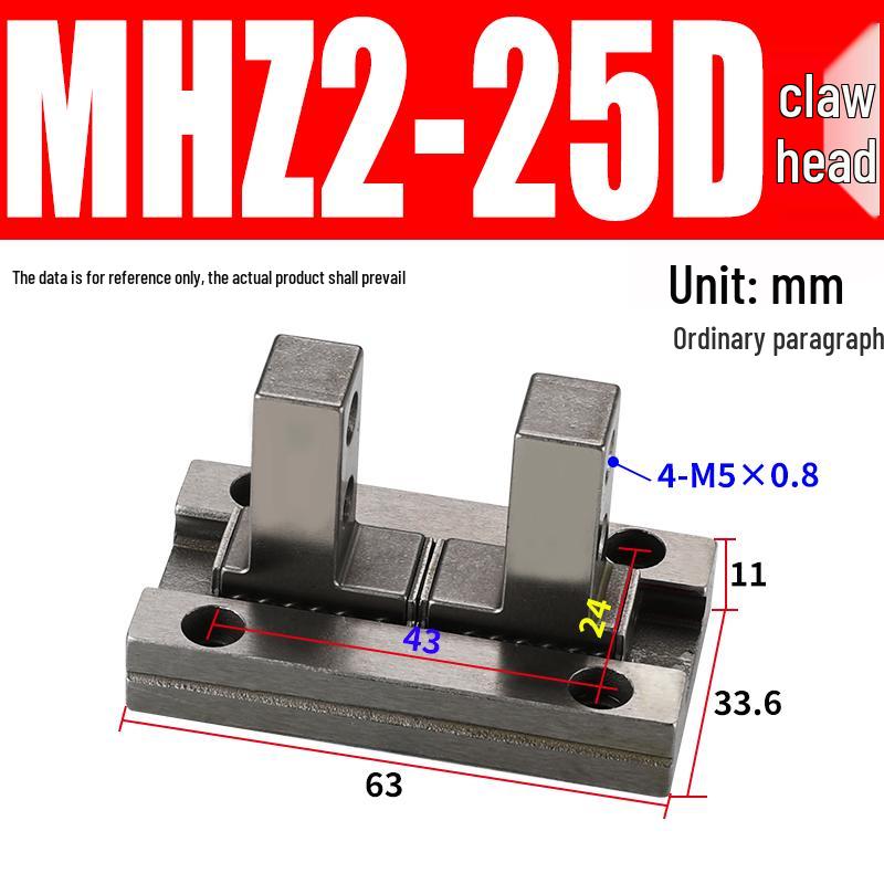 MHZL2 Pneumatic Finger Cylinder Parallel Manipulator Gripper MHZ2/HFZ Series