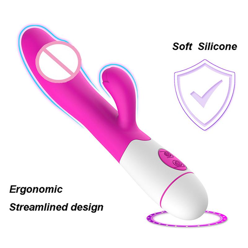 G Spot Vibrator for kvinner Kanin Vibrator Voksen Sexleketøy for kvinne Anal Vibrator Hunn