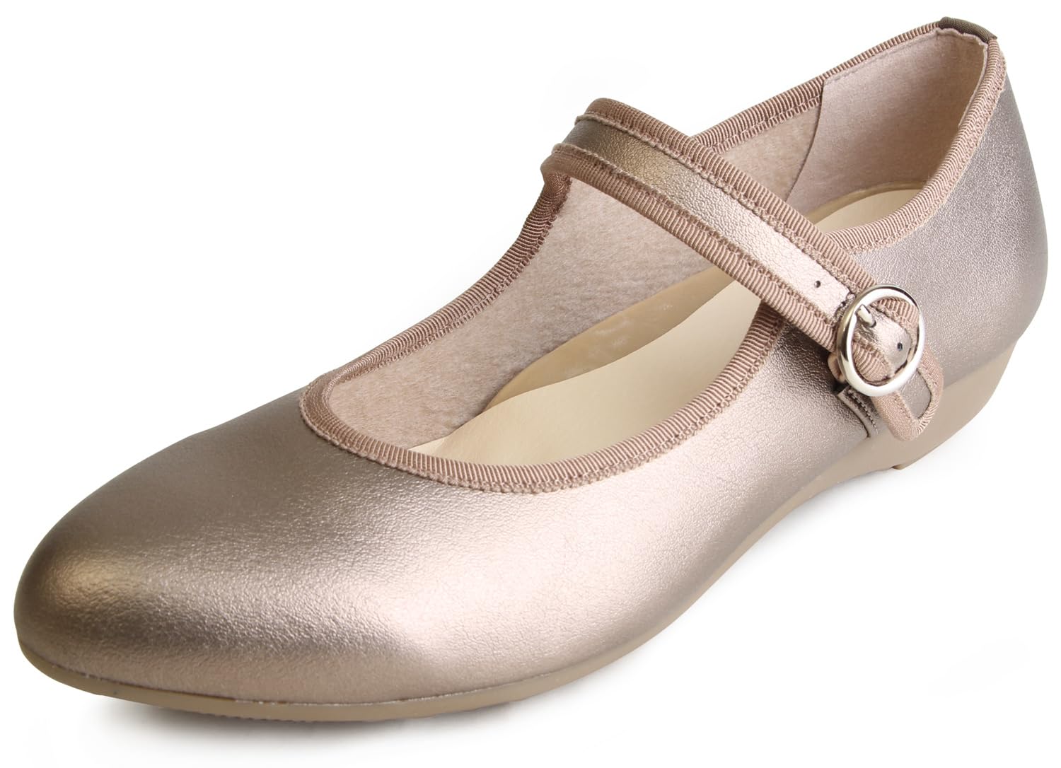 [ArchContact] Повседневные туфли-лодочки, Низкий каблук, Сделано в Японии, Легко носить