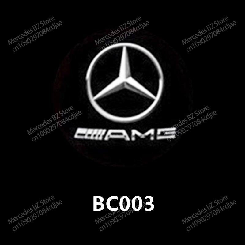 2Pc LED Car Door Welcome Light Logo Laser Projector Lamp For Mercedes Benz E C Class W205 W212 ML AMG W177 W247 W176 GLA GLC GLE