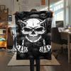 1 Stück Flannelldecke mit Satansymbol-Aufdruck, Hohe Qualität für alle Jahreszeiten, Heimdekoration, Wärme und Komfort, Perfekt für Weihnachtsgeschenke