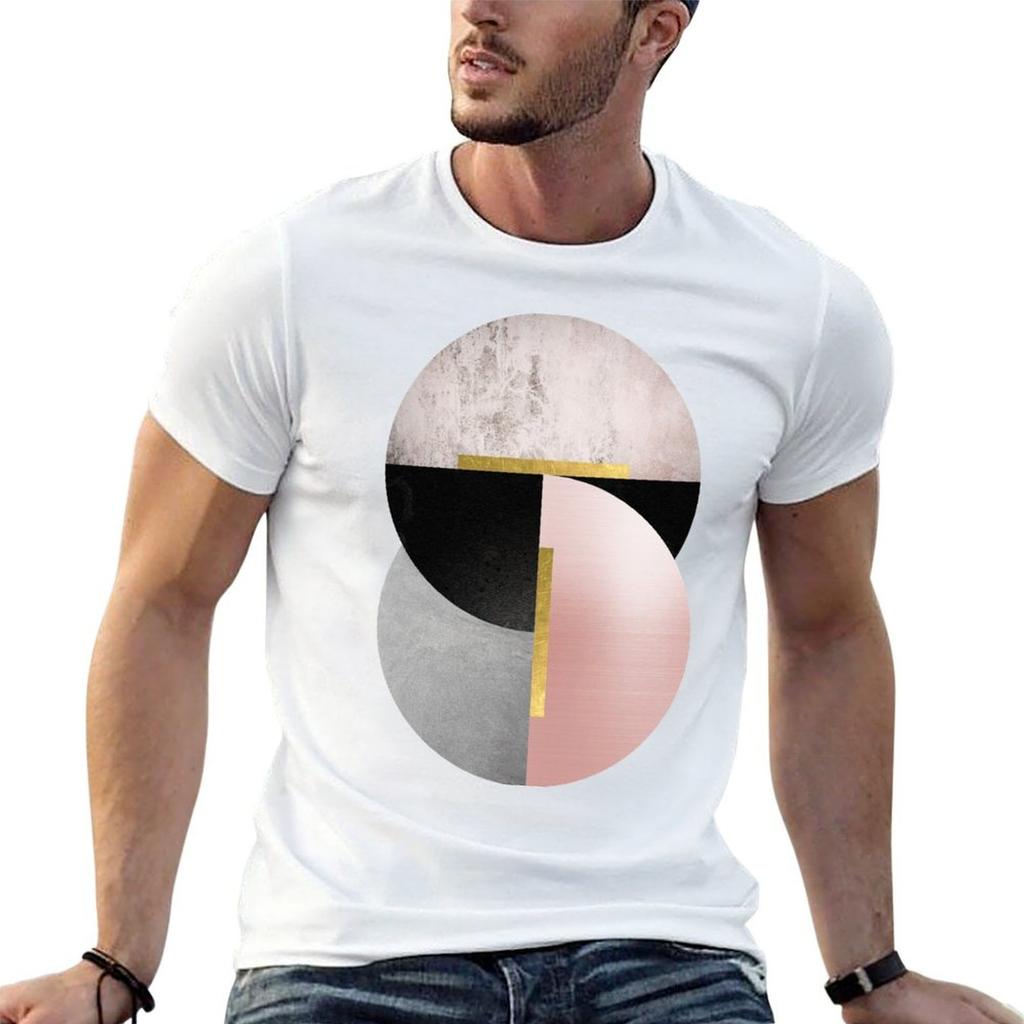 Geometric Art Deco No 2 Tshirt Comfortable Basic Crew Neck Tee