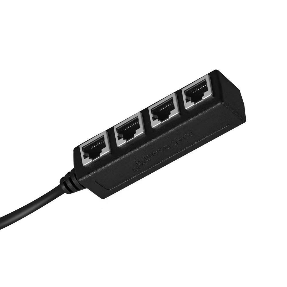 RJ45 Ethernet Splitter Adapter Extension Cable - 1 to 4 Network Connection- beperkte informatie