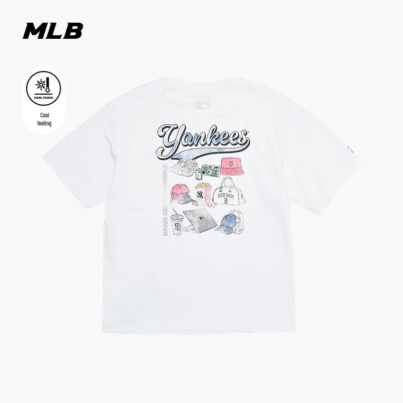 MLB Unisex Loose Fit Hand-Painted Print Cool-Touch T-Shirt M