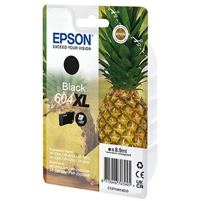 Cartouche d'encre - Epson - 604XL - 8,9 ml - Noir - Originale - Blister avec alarme