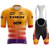 Mens Cycling Jersey Short Sleeve Quick Dry Breathable Road Bike Mountain Shirt With Bib Shorts
