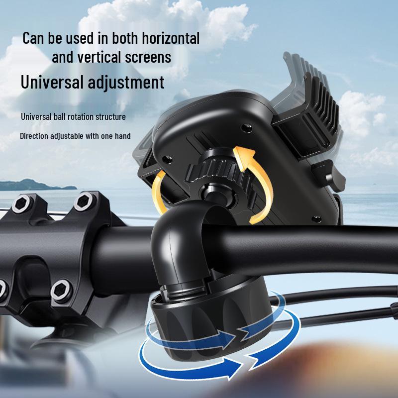 Cross-Border Shockproof Electric Scooter/Bike Mount with Automatic Lock & Navigation