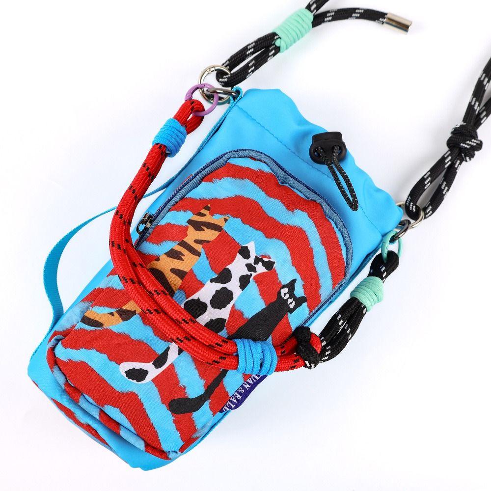 Water-resistant Water Bottle Bag Little Bear Insulating Cup Sleeve Carrier Bag  for Outdoor Sports
