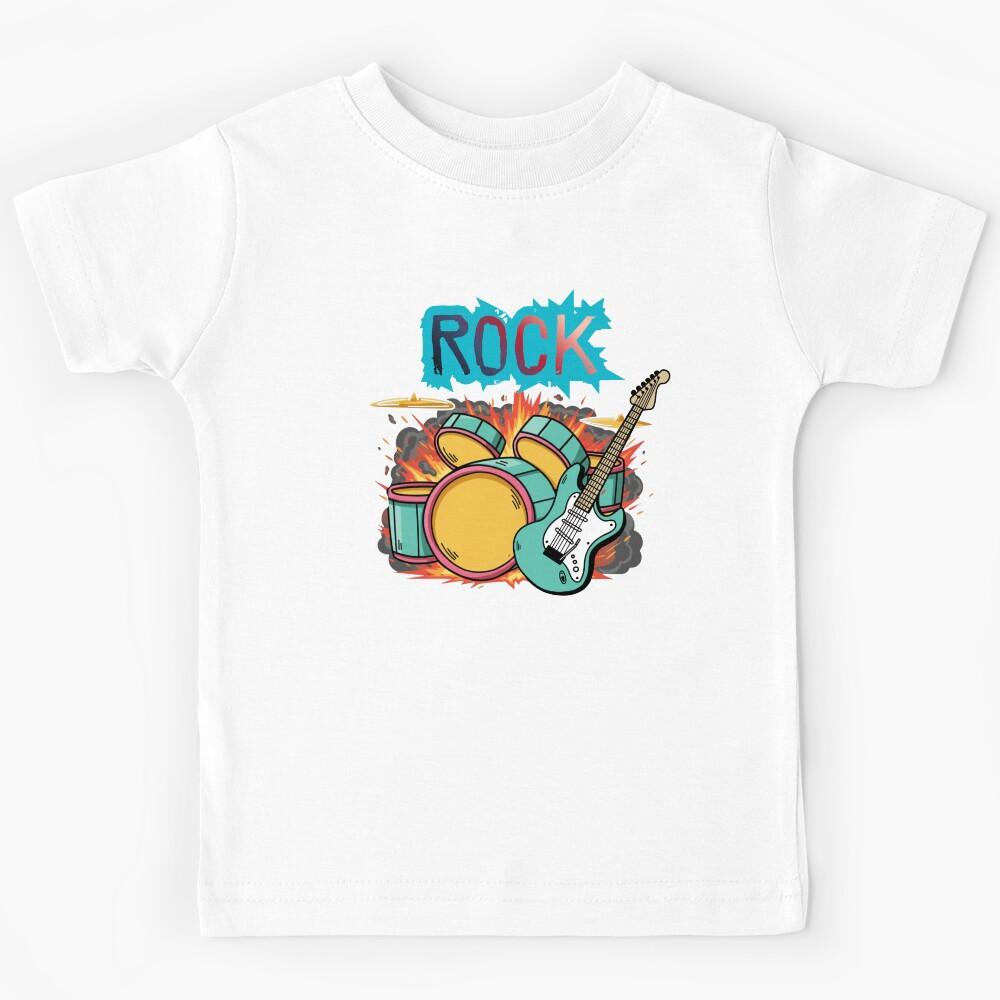 Rock Band Music Logo Kids T-Shirt 120