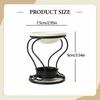 Decorative Wax Melt Burner Fragrance Warmer with Ceramic Plate Tea Light Candle