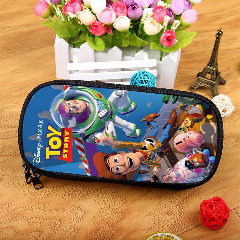 Toy Story Stor Kapacitet Nylon Pennskrin Med Flera Fack För Studenter Och Barn