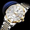 QINGXIYA Men's Business Casual Stainless Steel Men Quartz WristWatches Male Clock Waterproof Watch Man Fashion Relogio Masculino