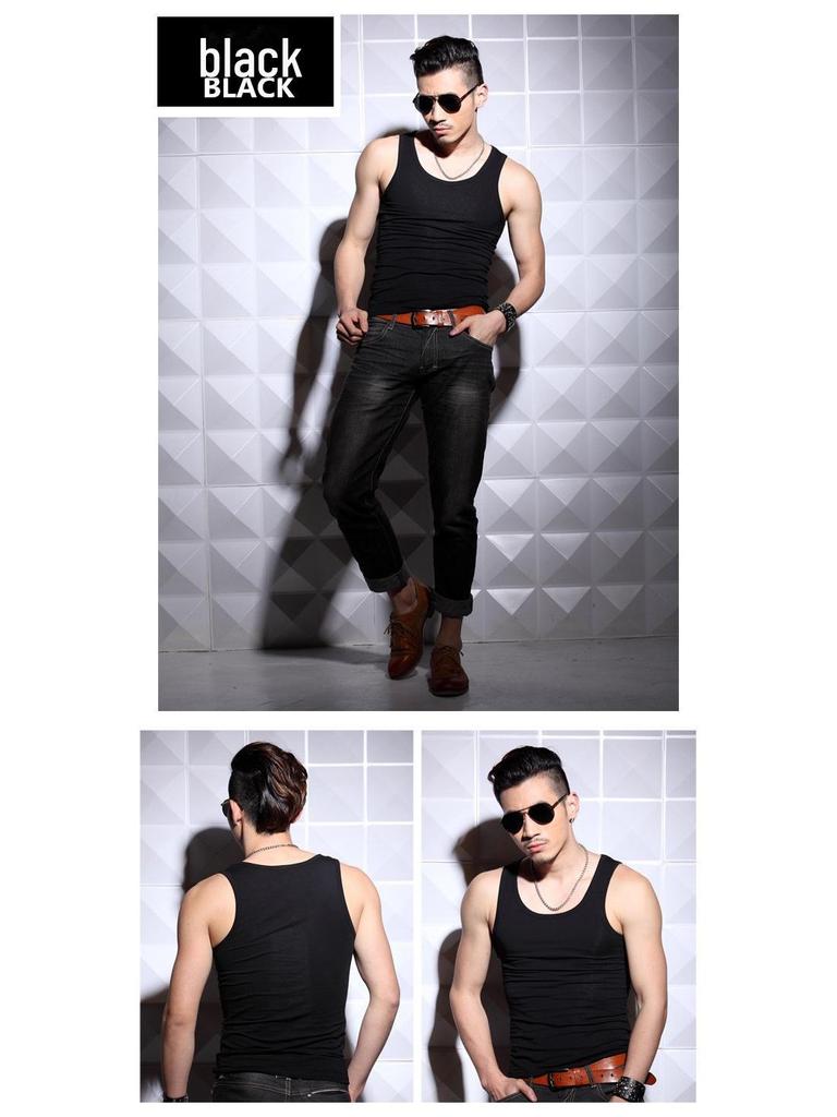 Men's Cotton Slim Fit Sports Vest