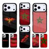 Maroc Morocco Flag Coat Of Arms Mobile Phone Case Compatible with IPhone 17 16 15 14 13 12 11Pro Max 17 Air Cover