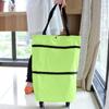 Foldable Shopping Bag Trolley Oxford Cart Wheel Handbag Eco-Friendly Reusabl