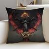 Dark PPath of ExileS Cushion Cover Breathable and skinfriendly linen pillowcase square removable and washable cushion